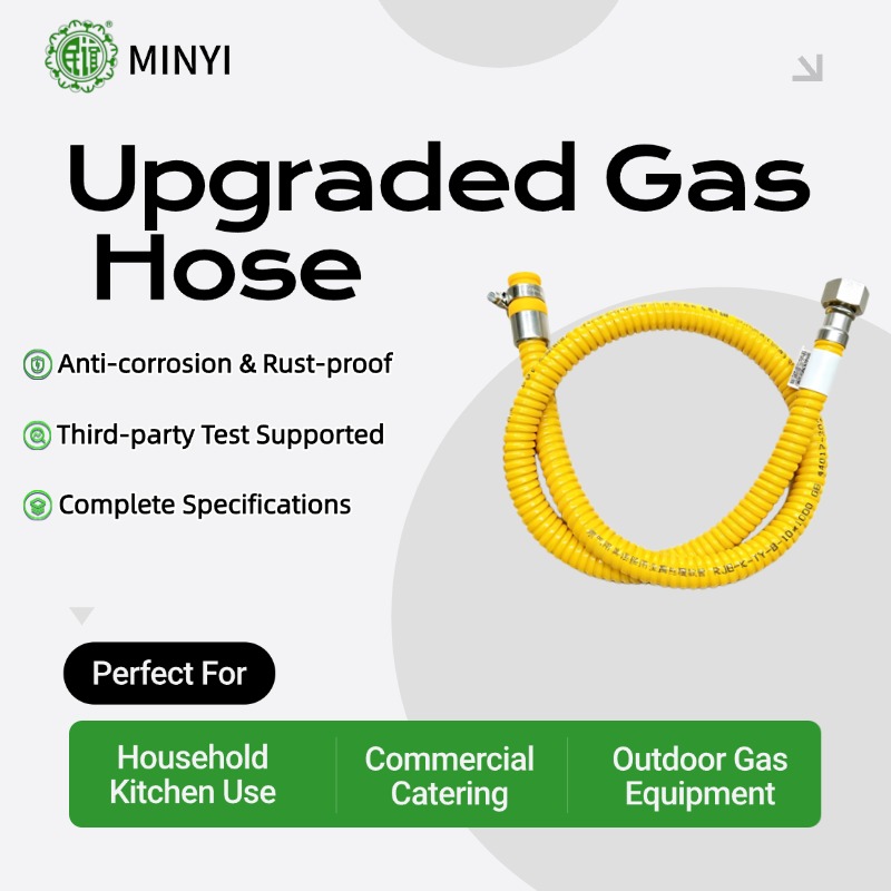 Metal Armored Hose – Premium PVC & Galvanized Steel Strip for Outdoor Kitchen, Grill & Propane Appliances 109/200