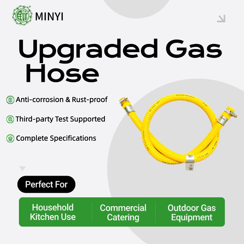 Metal Armored Hose – Premium PVC & Galvanized Steel Strip for Outdoor Kitchen, Grill & Propane Appliances 109/200-2