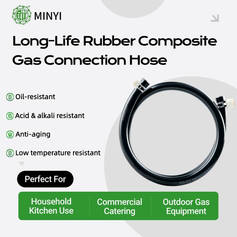 Long-Life Rubber Composite Gas Connection Hose for Household Kitchen, Commercial Catering & Outdoor Gas Equipment-1