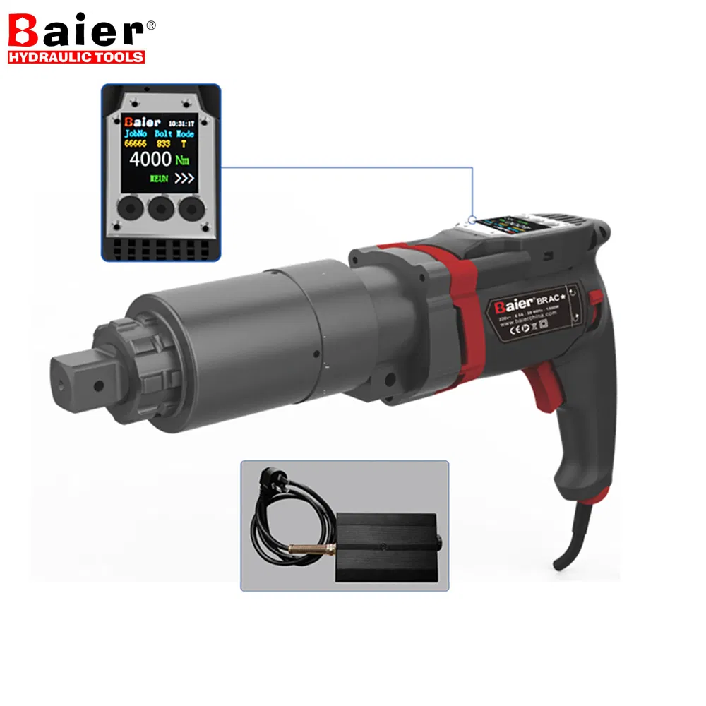 Low Profile Hollow Hydraulic Torque Wrench 10000 Psi Torque Tool for Wind Turbine Installation-8