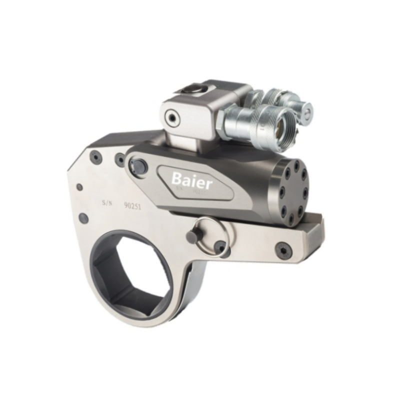 Low Profile Hollow Hydraulic Torque Wrench 10000 Psi Torque Tool for Wind Turbine Installation-14