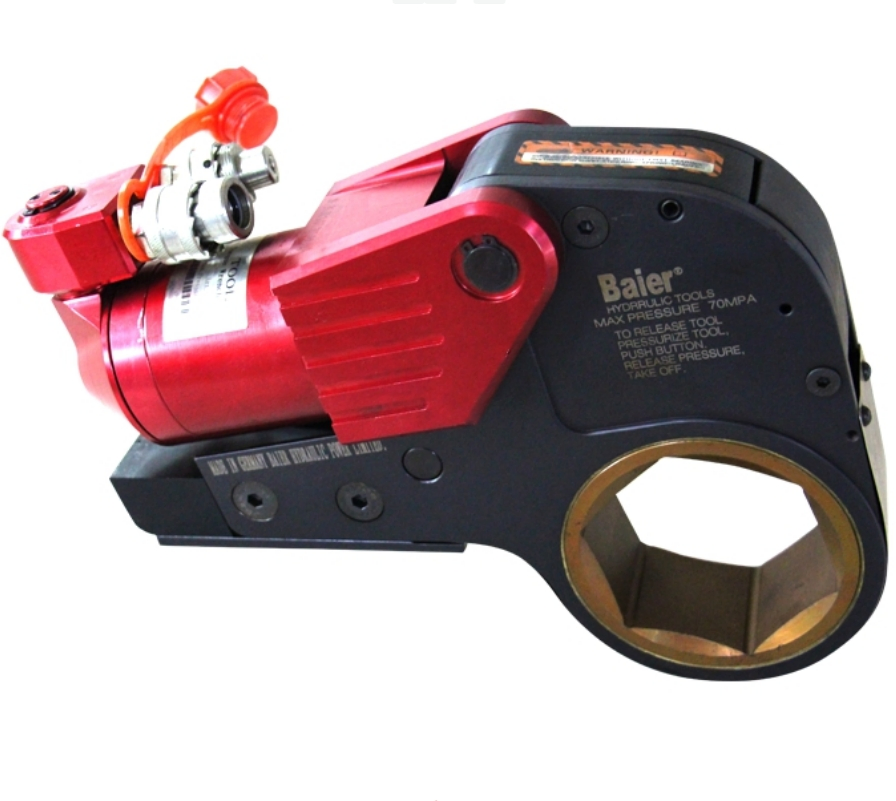 Low Profile Hollow Hydraulic Torque Wrench 10000 Psi Torque Tool for Wind Turbine Installation-16