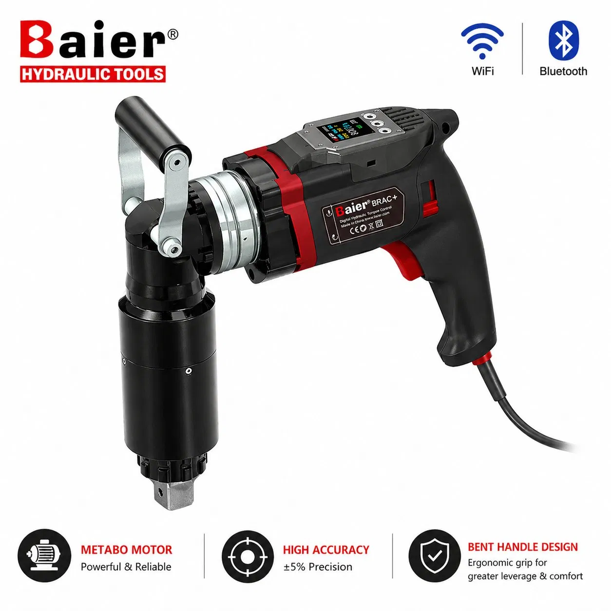 8000nm Rechargeable Torque Wrench Heavy Duty Battery Torque Wrench-9