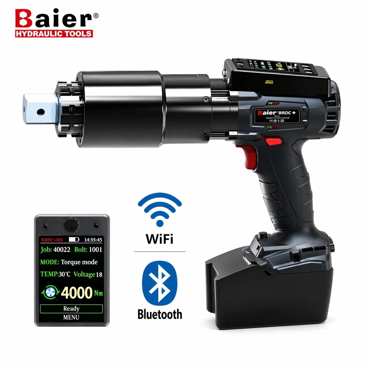8000nm Rechargeable Torque Wrench Heavy Duty Battery Torque Wrench-19