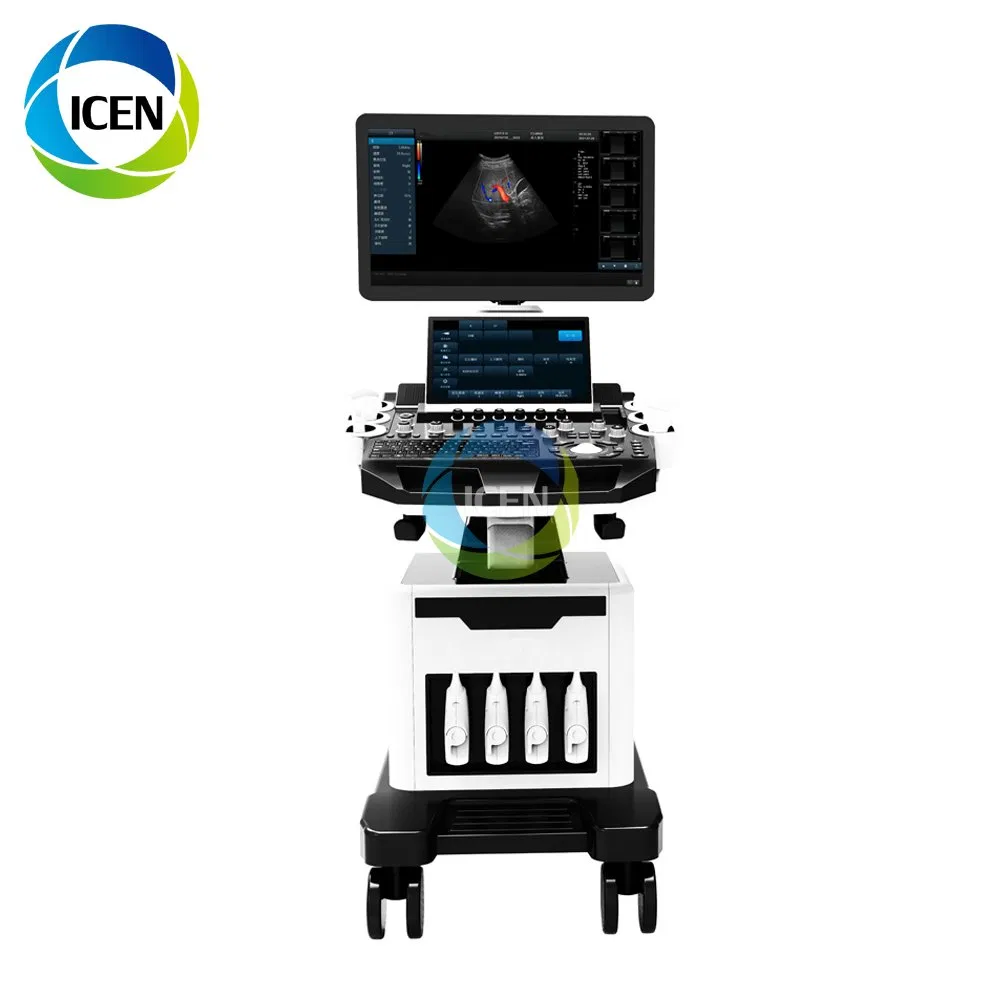 in-AC80 Ob Gyn Pregnant Echography Digital Ultrasound Machine 3D/4D Color Doppler Trolley Ultrasound Scanner-9