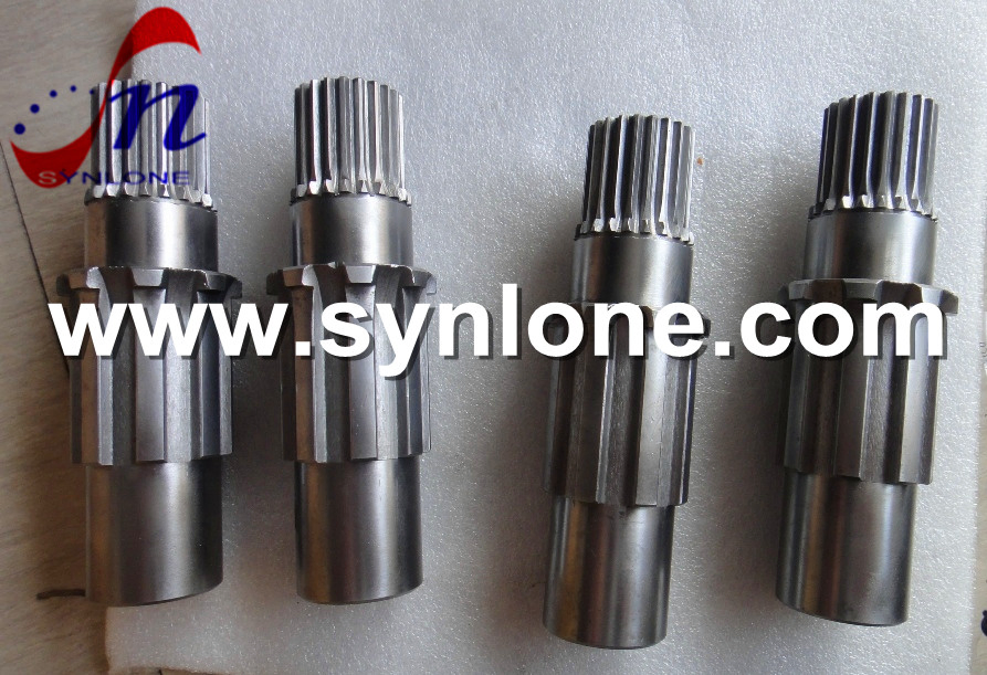 OEM Metal Forging /CNC Machining C45/A3 Spline Shaft/Worm Shaft/Gear Shaft-5