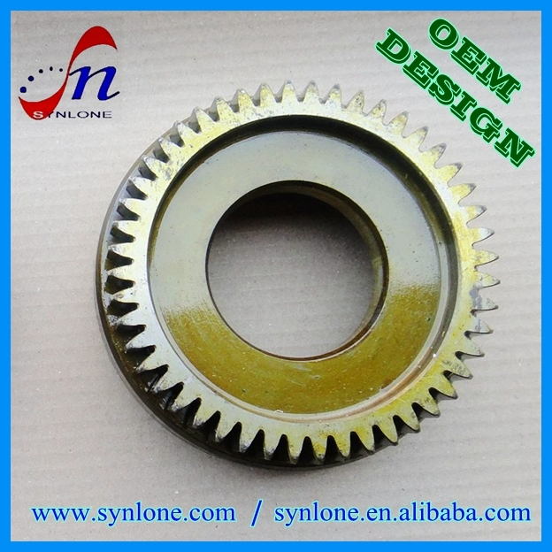 OEM Metal Forging /CNC Machining C45/A3 Spline Shaft/Worm Shaft/Gear Shaft-7