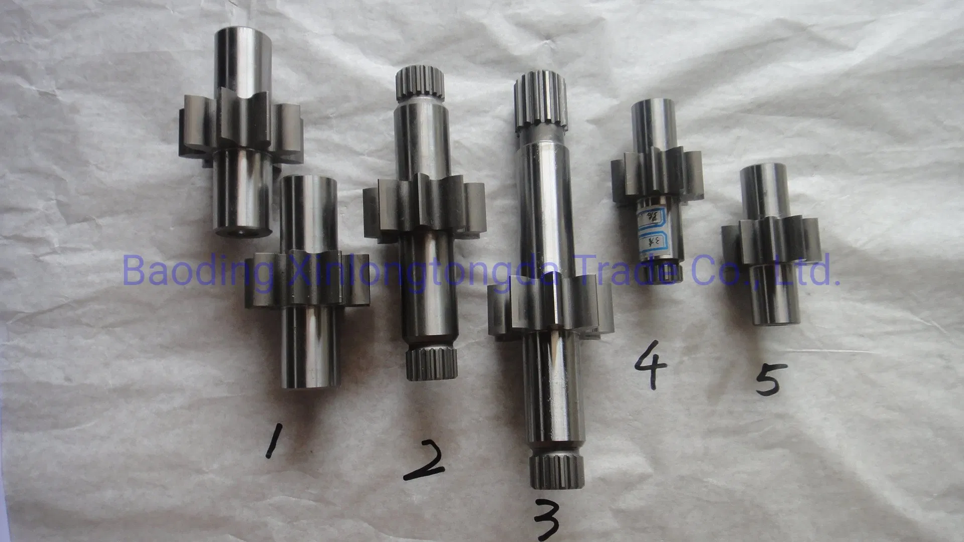 OEM Metal Forging /CNC Machining C45/A3 Spline Shaft/Worm Shaft/Gear Shaft-10