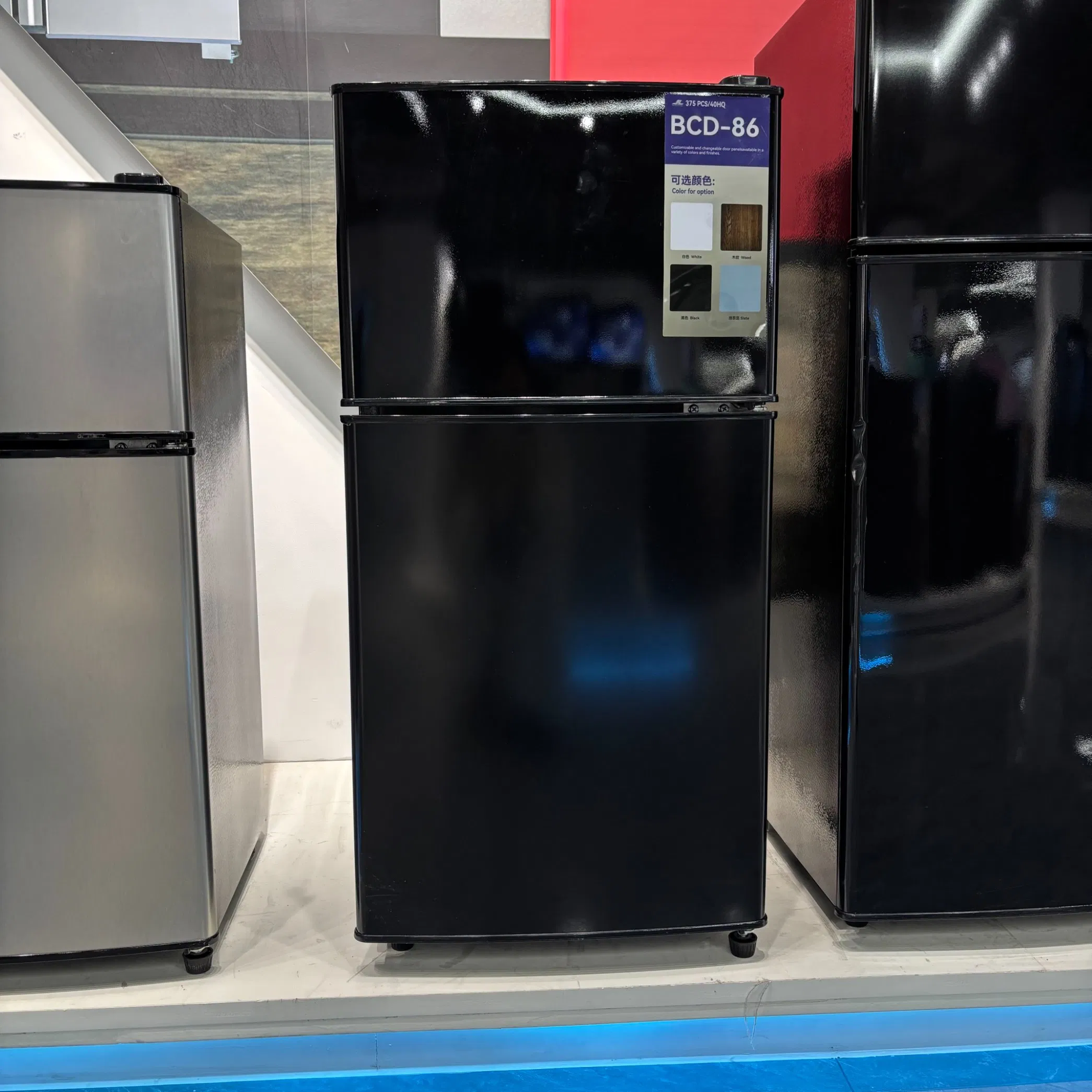 86 L Double Doors Fridge / Foam Door Refrigerator-3