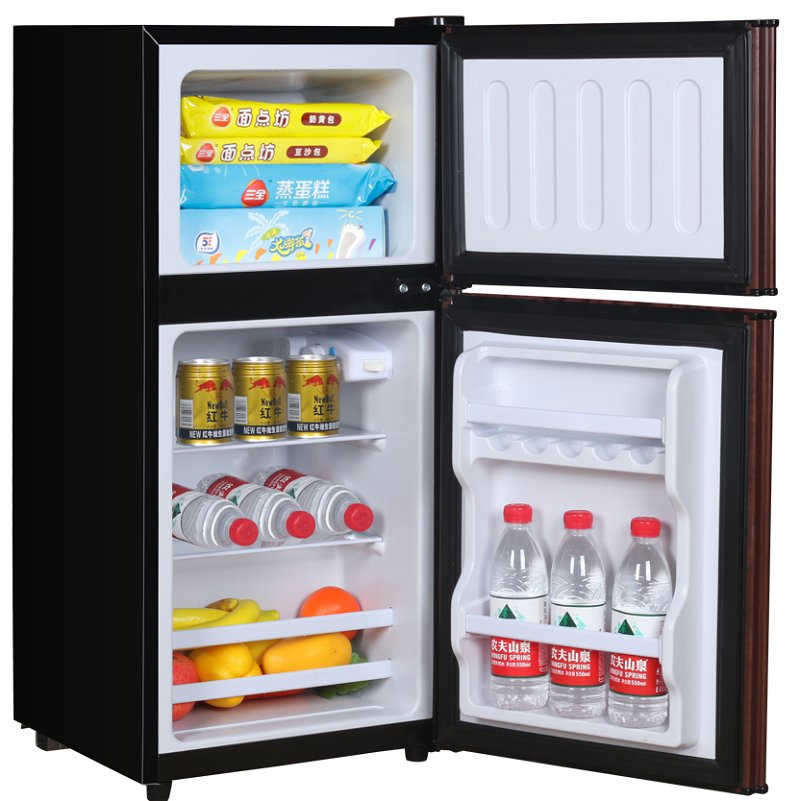 86 L Double Doors Fridge / Foam Door Refrigerator-11