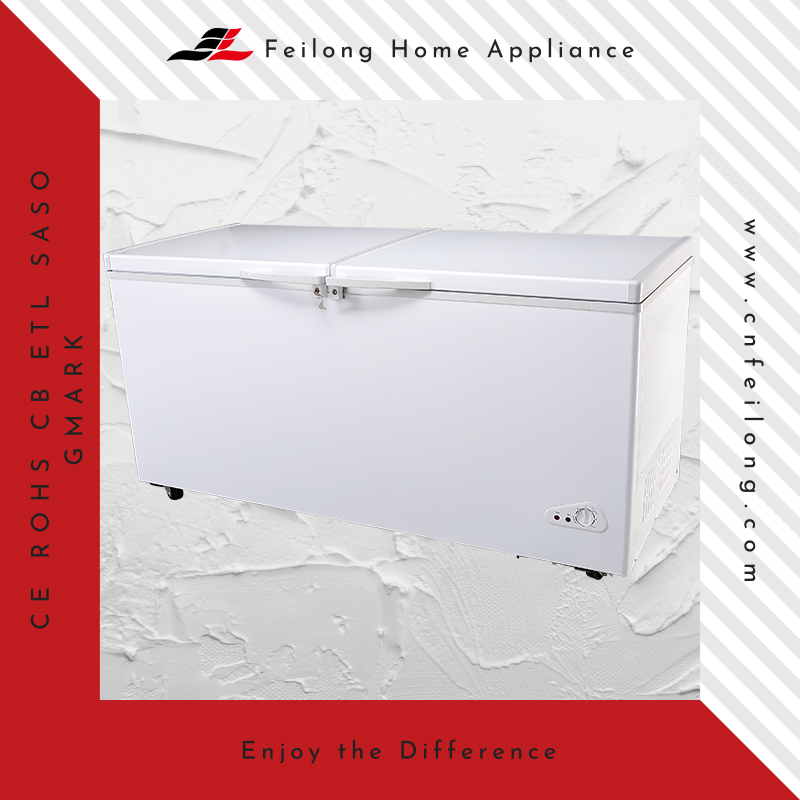 New Products 238L Strong Hing Commercial Chest Freezer, Deep Freezer Chest for Aparthotel-7