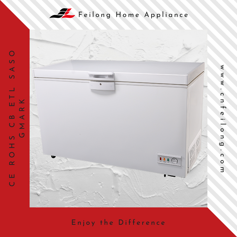 New Products 238L Strong Hing Commercial Chest Freezer, Deep Freezer Chest for Aparthotel-8