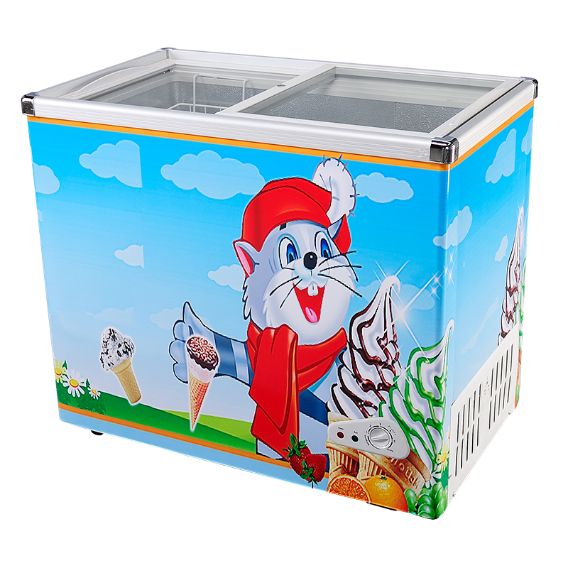 New Products 238L Strong Hing Commercial Chest Freezer, Deep Freezer Chest for Aparthotel-15