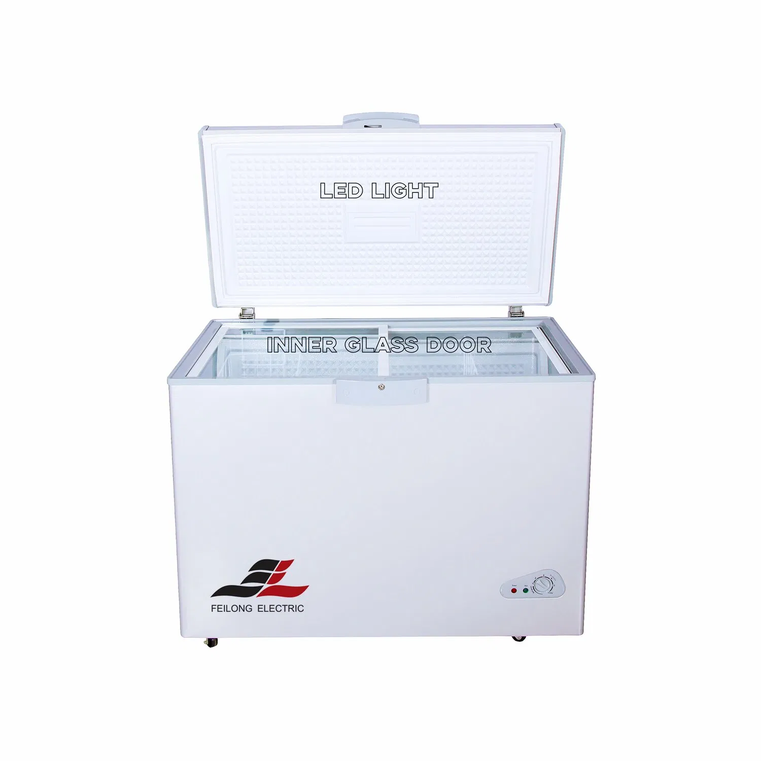 New Products 238L Strong Hing Commercial Chest Freezer, Deep Freezer Chest for Aparthotel-16