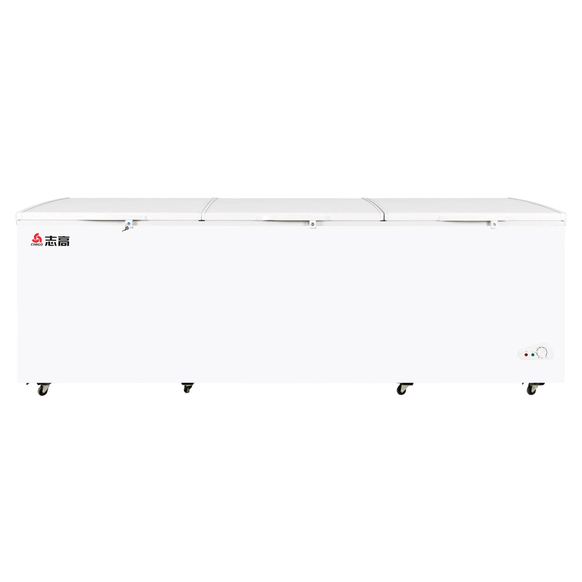 New Products 238L Strong Hing Commercial Chest Freezer, Deep Freezer Chest for Aparthotel-17