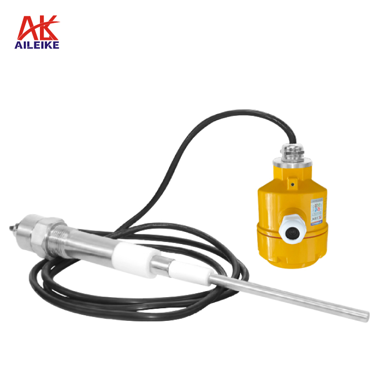 Sakelar Level Kapasitansi Admittansi RF DC24V, Pengendali Batas Ledakan, Alarm, Anti Lengket Untuk Cairan Dan Bubuk, Baja Tahan Karat-4