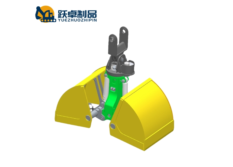 Excavator Rotary Hydraulic Clamshell Grab China Style Crane Clamp Shell Bucket-2
