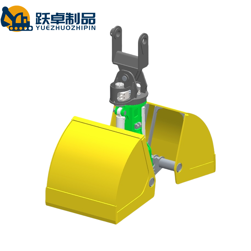 Excavator Rotary Hydraulic Clamshell Grab China Style Crane Clamp Shell Bucket-4