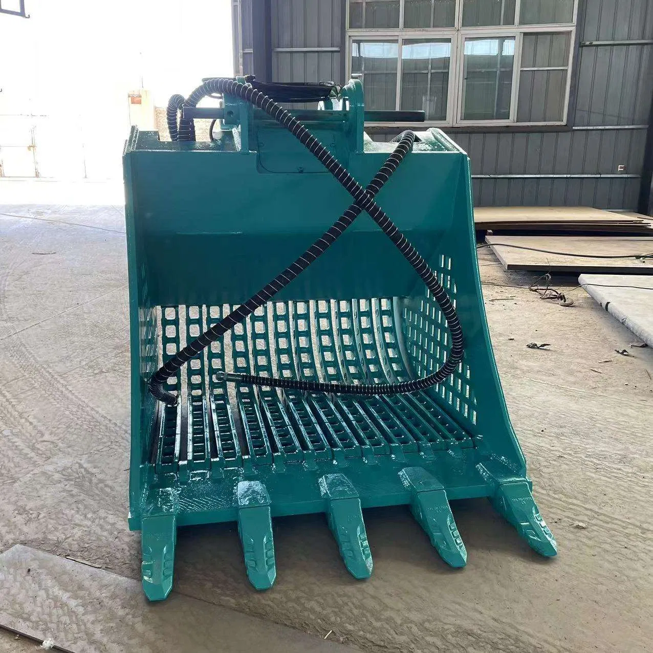 Excavator Rotary Hydraulic Clamshell Grab China Style Crane Clamp Shell Bucket-7