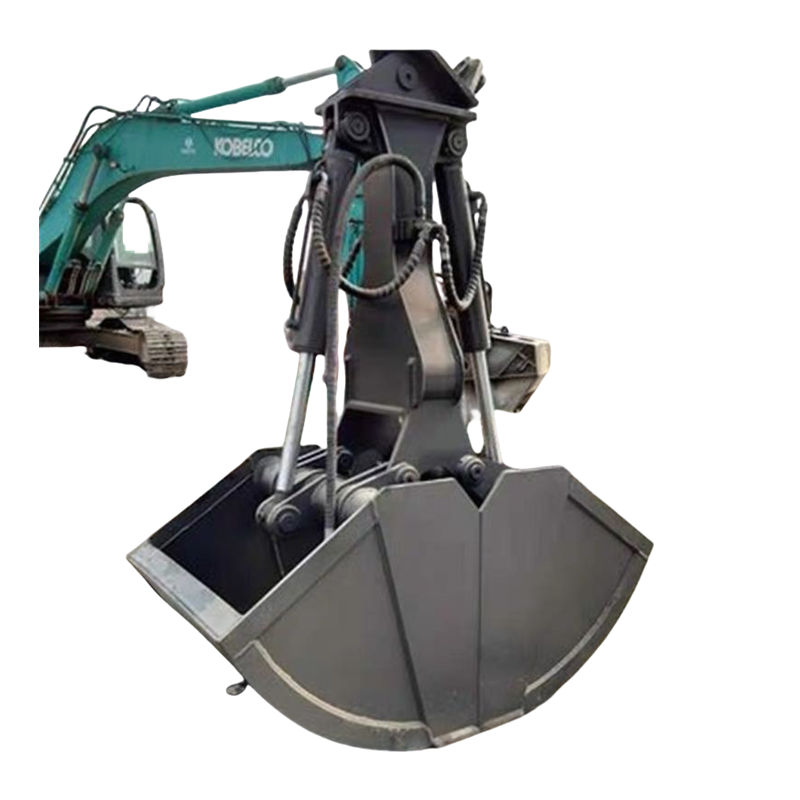 Excavator Rotary Hydraulic Clamshell Grab China Style Crane Clamp Shell Bucket-12