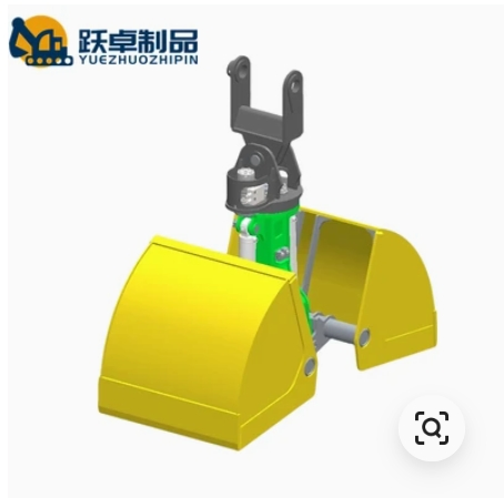 Excavator Rotary Hydraulic Clamshell Grab China Style Crane Clamp Shell Bucket-16