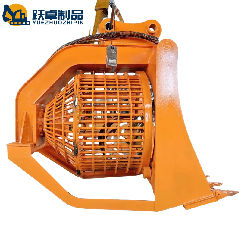 Excavator Rotary Hydraulic Clamshell Grab China Style Crane Clamp Shell Bucket-17