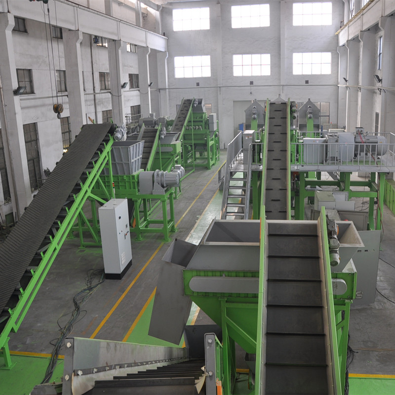 Rubber Cutter Shredder Powder Waste Tyre Shredding Machinery Recycling Tire Machine-7