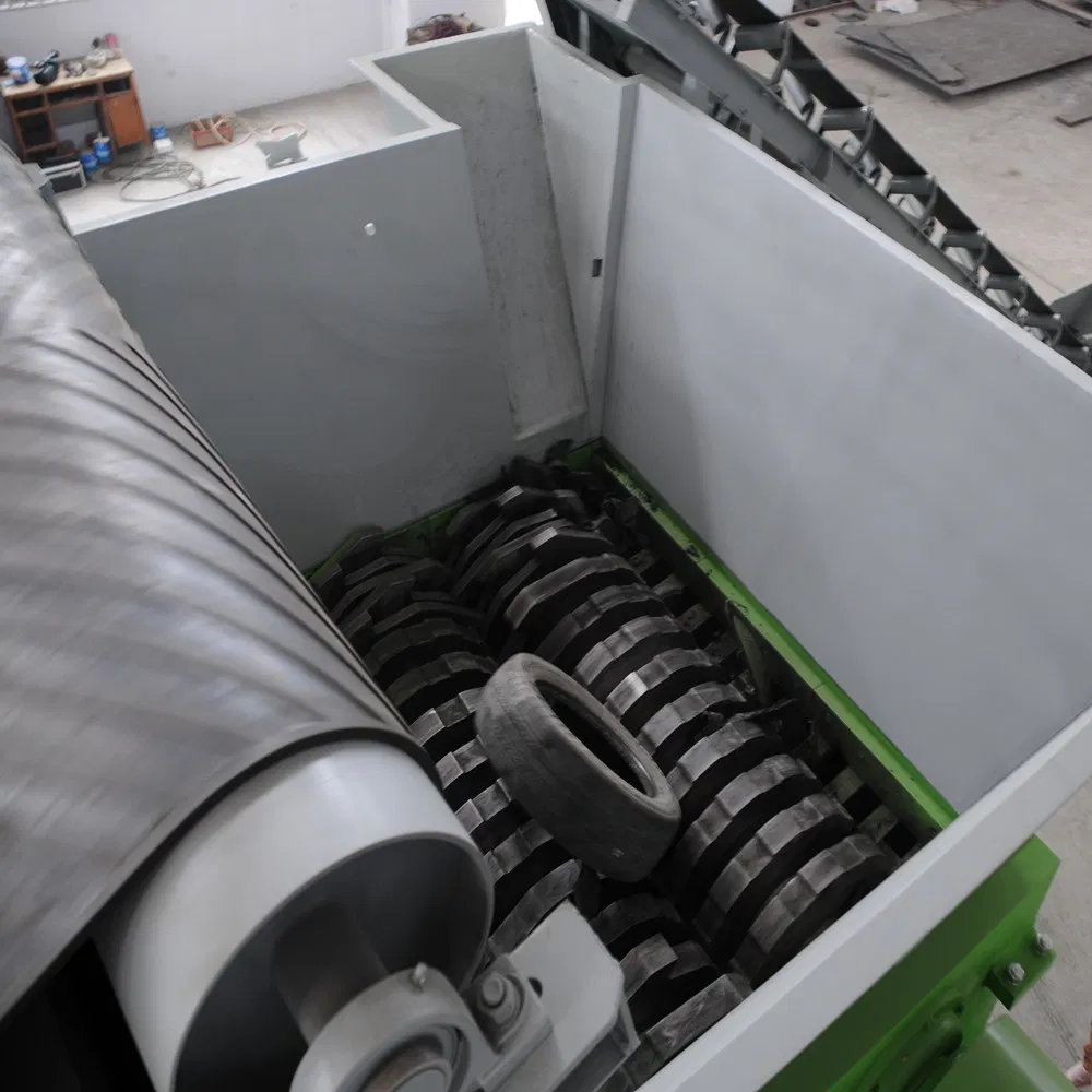 Rubber Cutter Shredder Powder Shredding Machinery Tyre Recycling Production Line-4