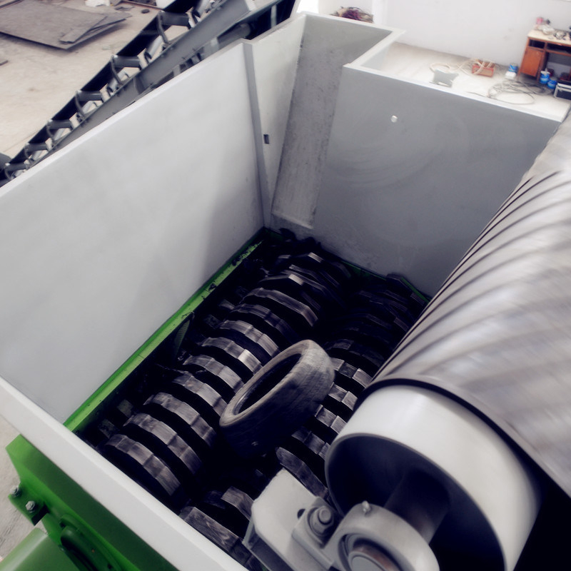 Rubber Cutter Shredder Powder Shredding Machinery Tyre Recycling Production Line-9