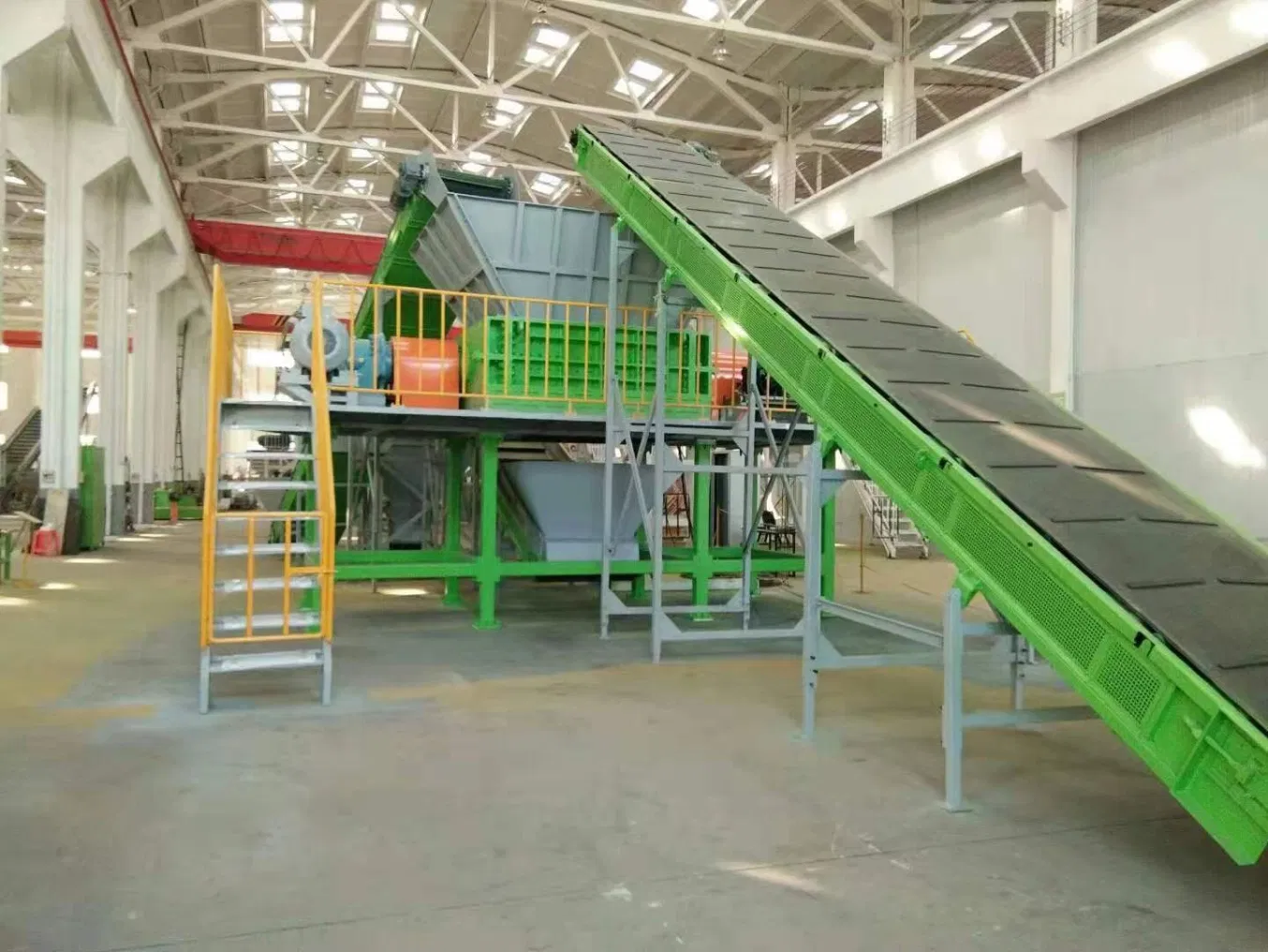 Tdf Plant Rubber Shredder Shredding Waste Tyre Cutter Machine Rubber Recycling Line-15