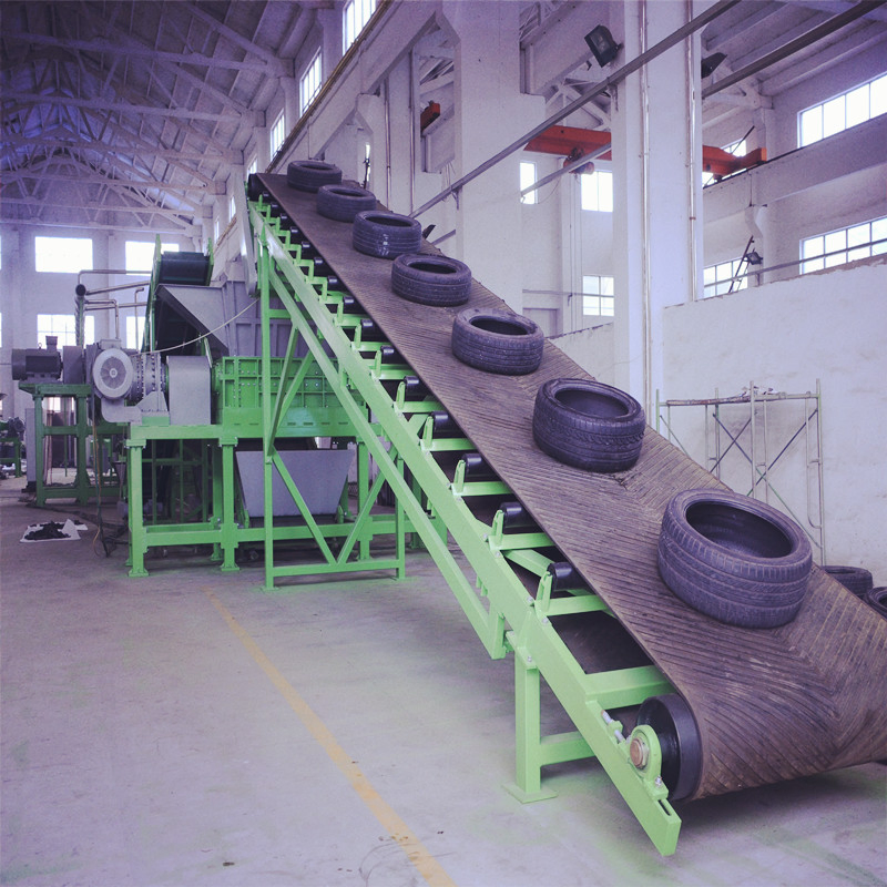 Tdf Plant Rubber Shredder Shredding Waste Tyre Cutter Machine Rubber Recycling Line-19