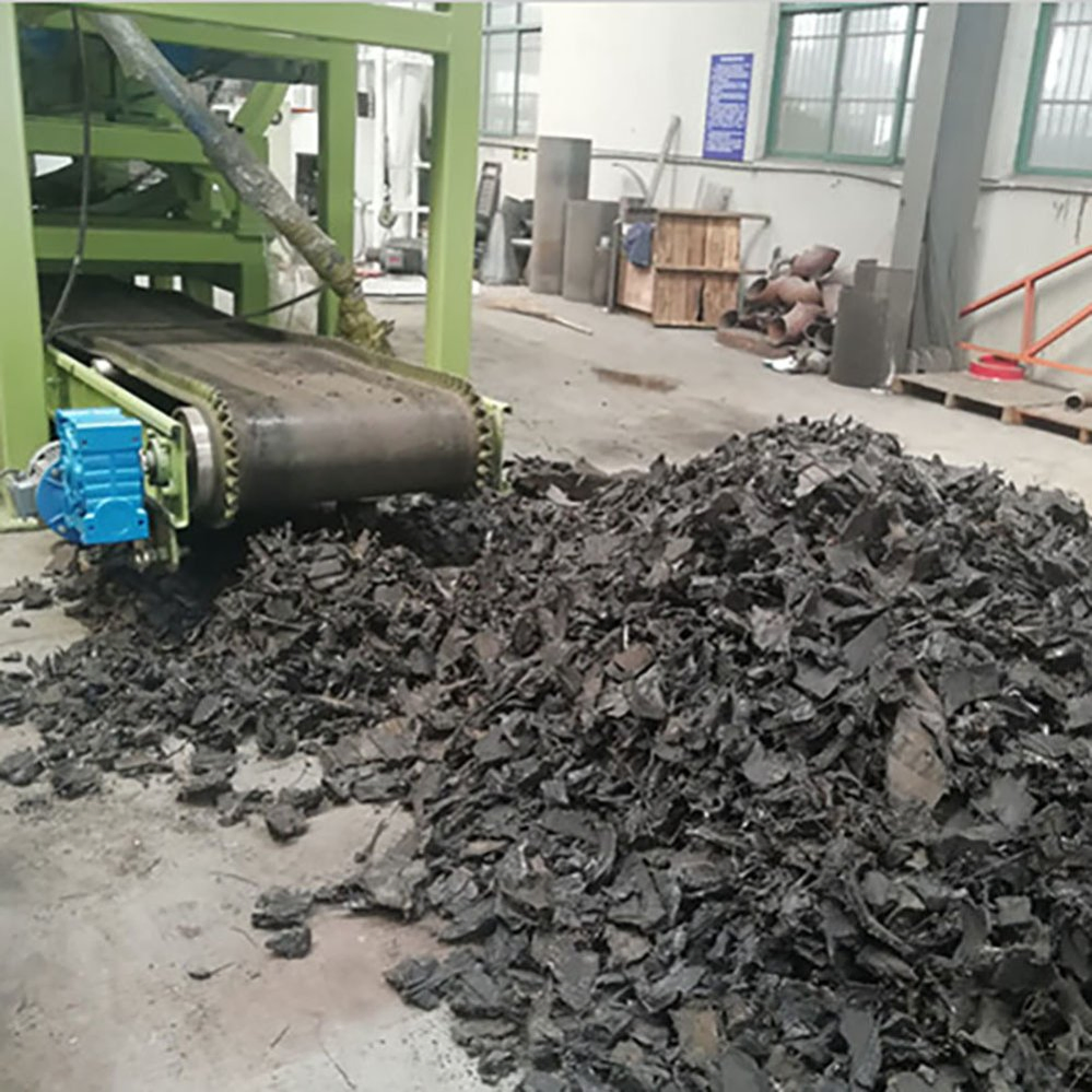 Tdf Plant Rubber Shredder Shredding Waste Tyre Cutter Machine Rubber Recycling Line-20