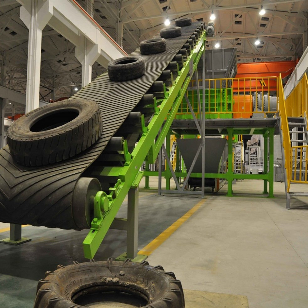 Rubber Cutter Powder Miller Waste Tyre Shredding Machinery Recycling Tire Machine-13