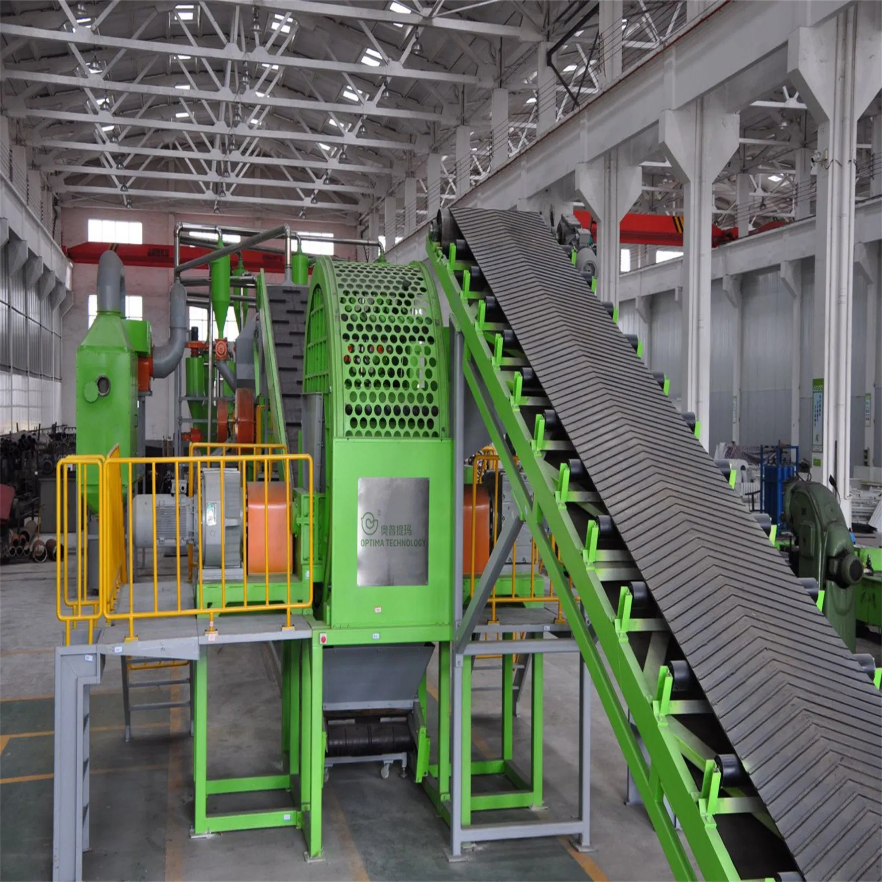 Tdf Tda Rubber Shredder Shredding Machinery Waste Tyre Machine Tire Recycling Plant-4