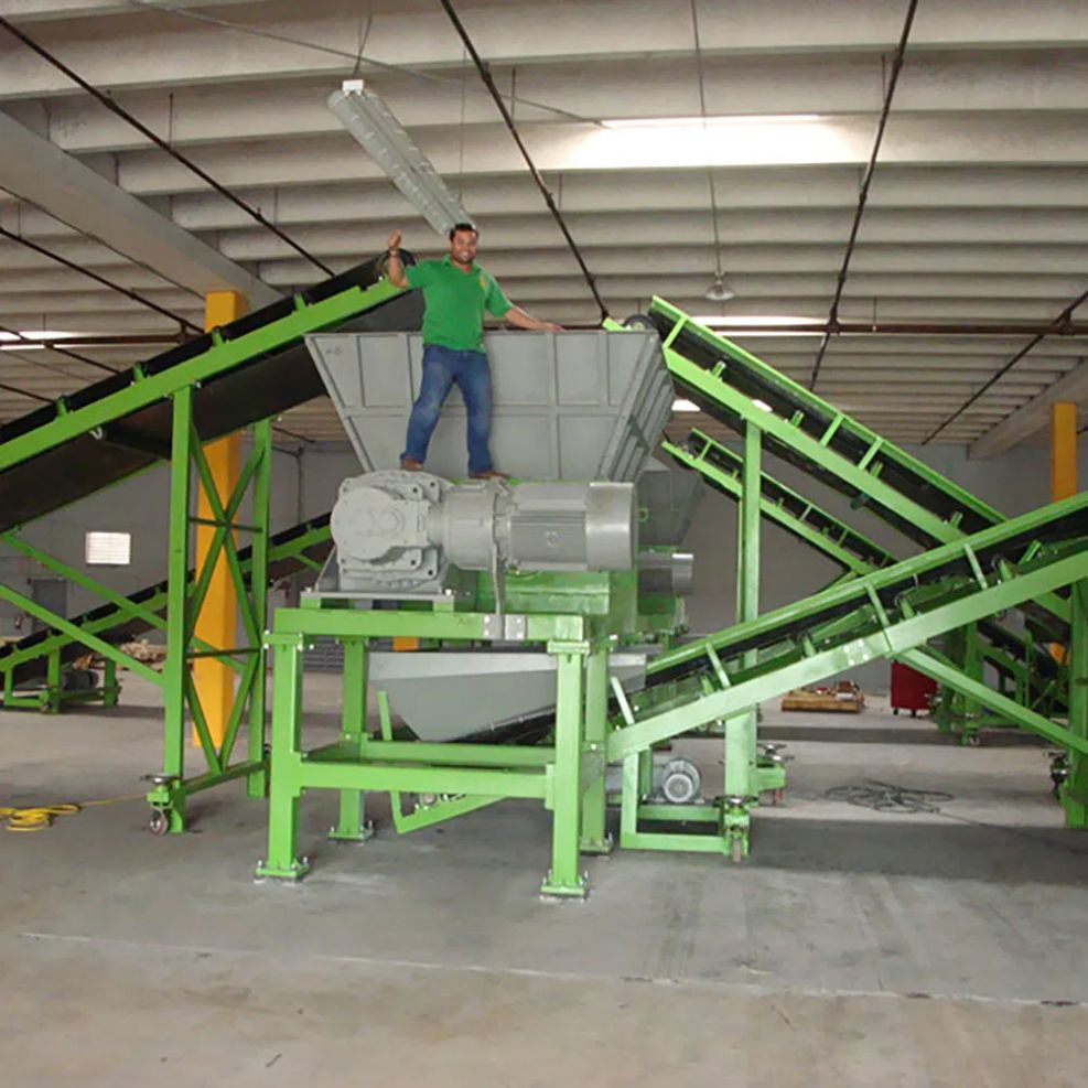Tdf Tda Rubber Shredder Shredding Machinery Waste Tyre Machine Tire Recycling Plant-18