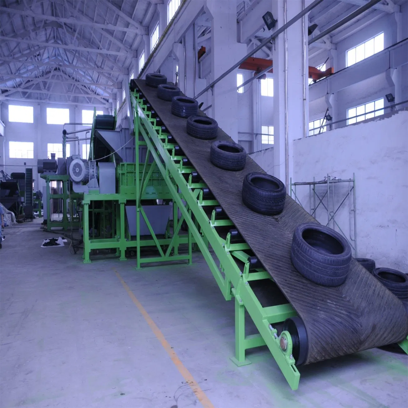 Low Price Used Tyre Shredder Rubber Tire Recycling Equipment-14