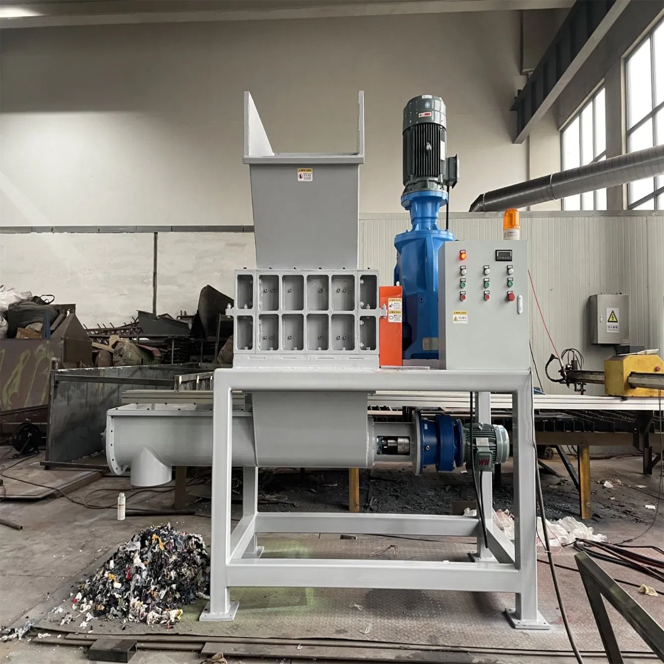 Low Price Used Tyre Shredder Rubber Tire Recycling Equipment-19