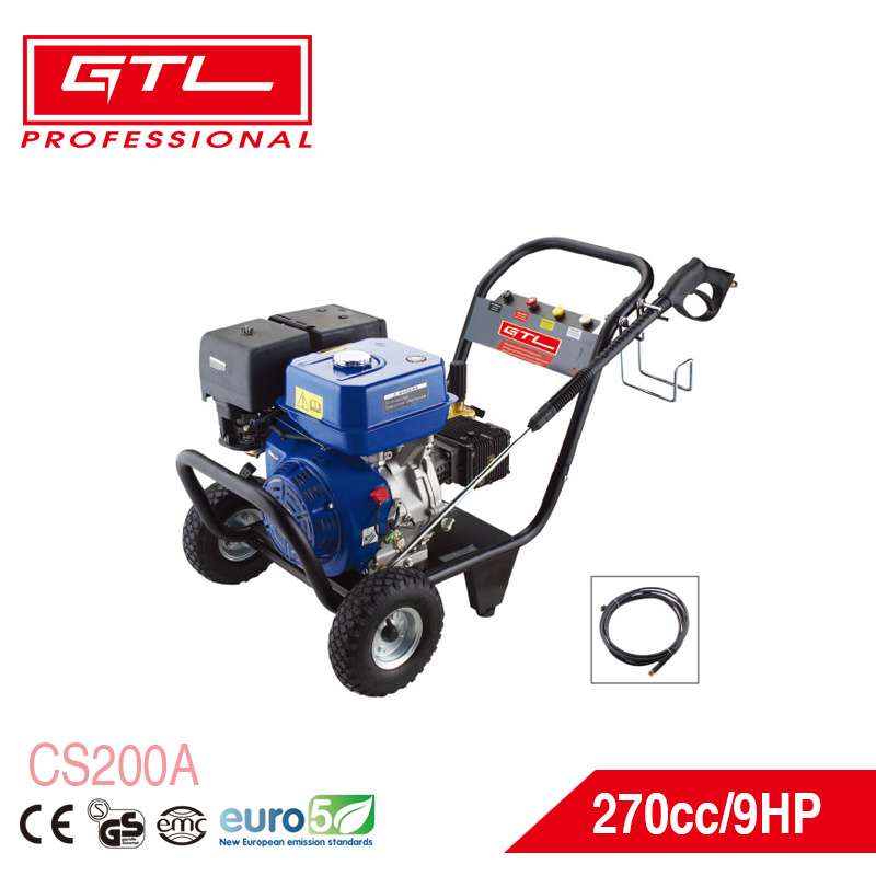 200bar 9 HP 270cc Gasoline High Pressure Cleaner, Pressure Washer with Brass Single Cylinder Pump (CS200A)
