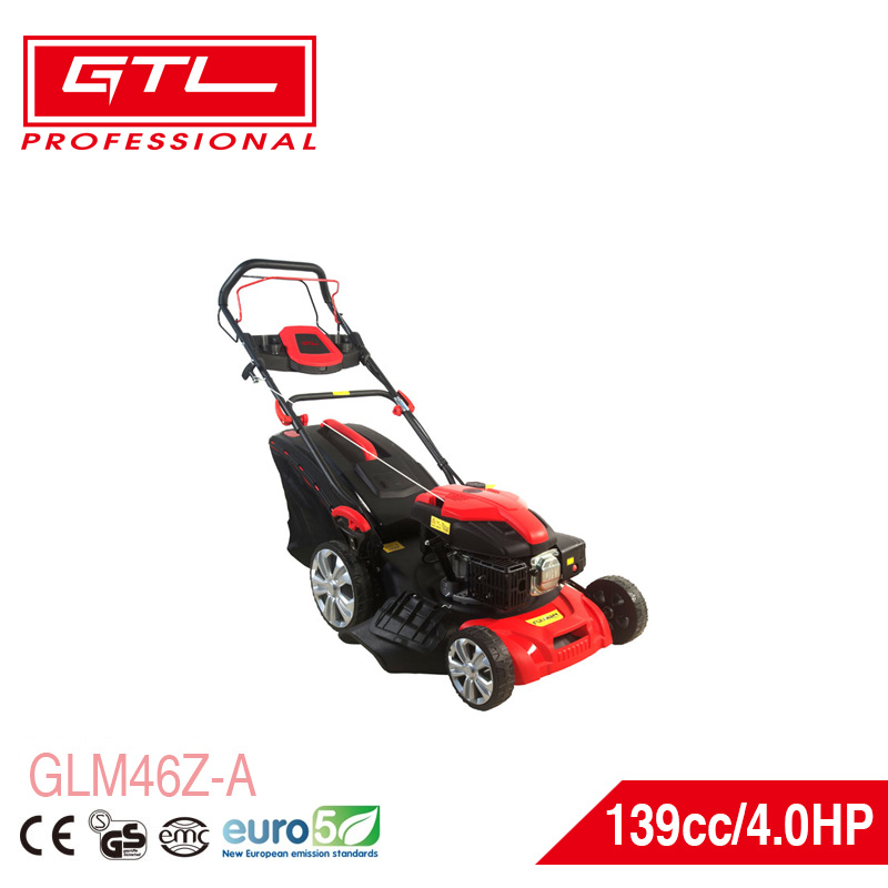 139cc Gasoline / Petrol Garden Lawn Mower / Self-Propelled Lawn Mowers / Lawnmower / Grass Cutter with 8 Grades Central Adjustment (GLM46Z-A)