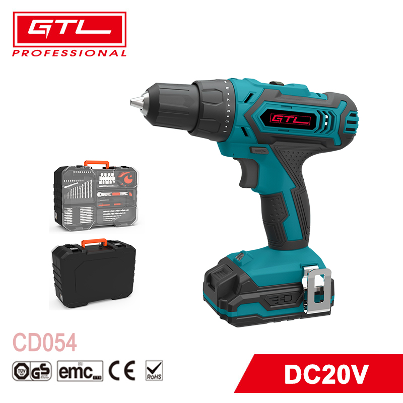 Quick Stop & Two Gear Speed Lithium Impact Electric Power Tools Cordless Drill with CE GS (CD047-T)-4