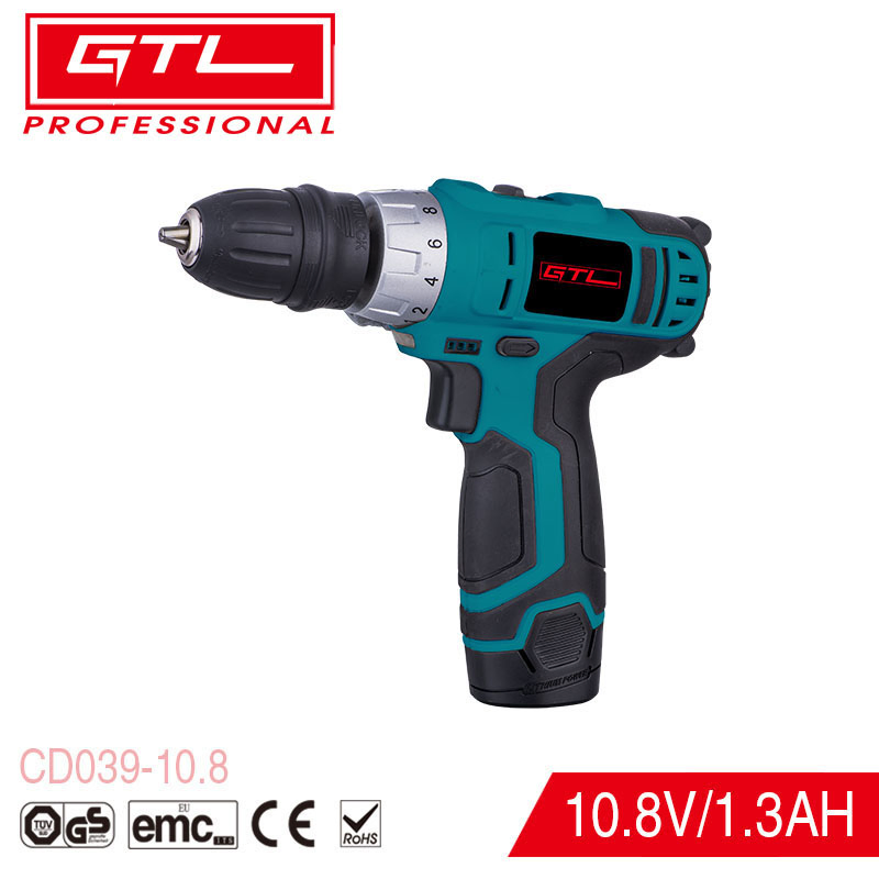 Quick Stop & Two Gear Speed Lithium Impact Electric Power Tools Cordless Drill with CE GS (CD047-T)-13