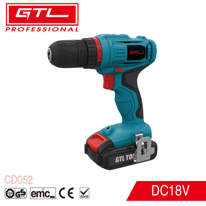 Quick Stop & Two Gear Speed Lithium Impact Electric Power Tools Cordless Drill with CE GS (CD047-T)-20