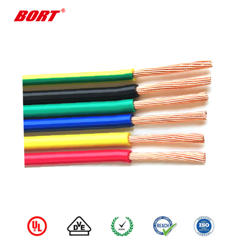 ISO 6722 Standard PVC Insulated Double Cover 0.75 1 1.5 mm2 Flryy Single Core Automotive Cable for Vehicle-15