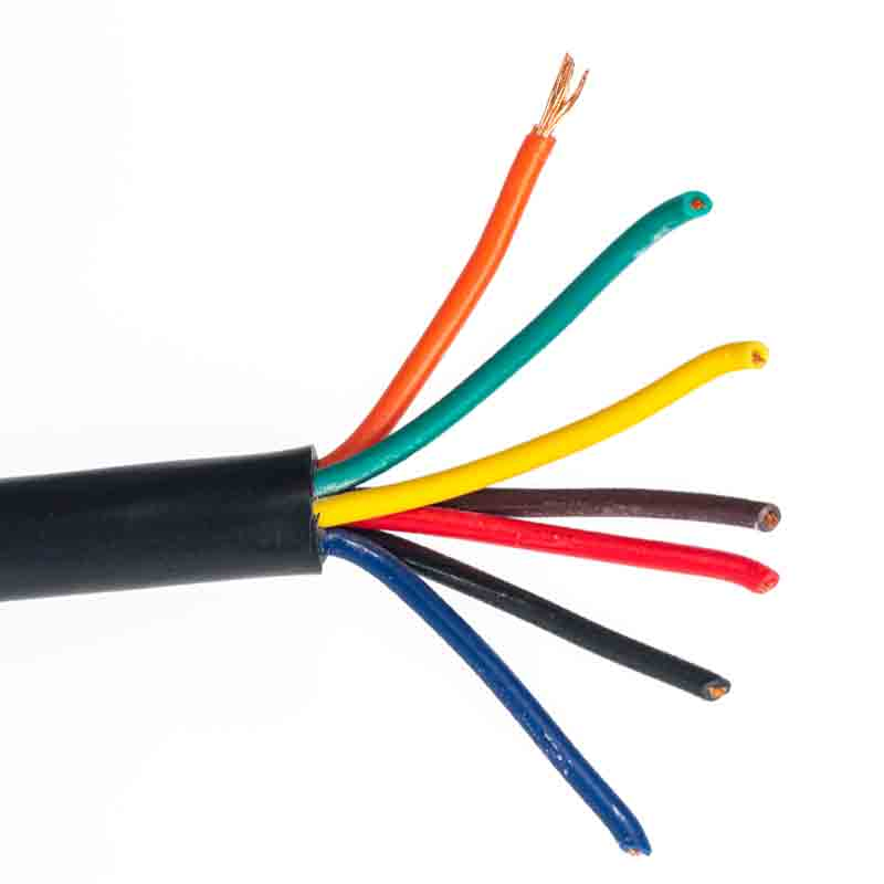 ISO 6722 Standard PVC Insulated Double Cover 0.75 1 1.5 mm2 Flryy Single Core Automotive Cable for Vehicle-19