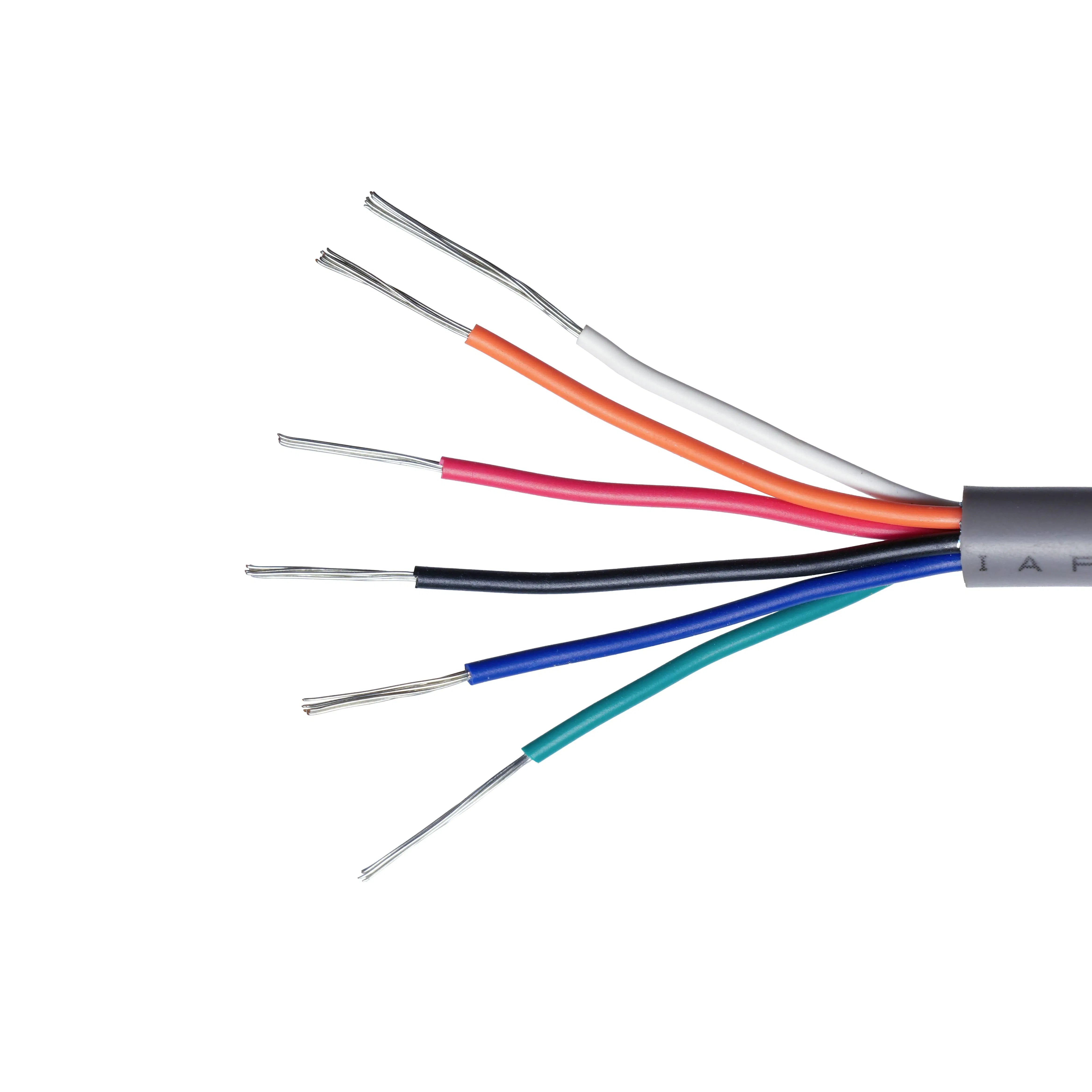 UL Listed UL2405 Shielded Twisted Alarm Cable 4 Core 6 Core 8 Core PVC Jacketed Cable-3