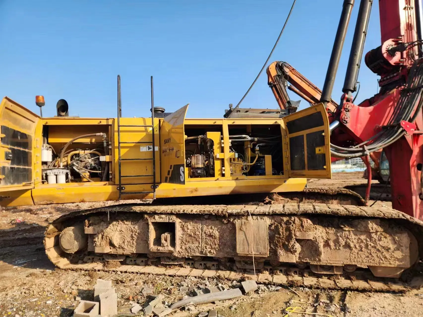 High Quality Rock Drill Rig Mining Core Machine Perfuratriz/Piling Machinery /Rotary Drilling Rig/Pilote-13
