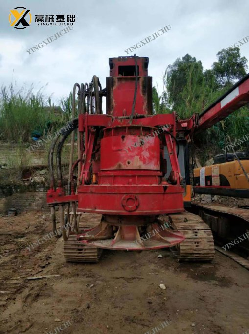 Sr445 Rotary Drilling Rig Engineering Machinery Pile Driverused-2