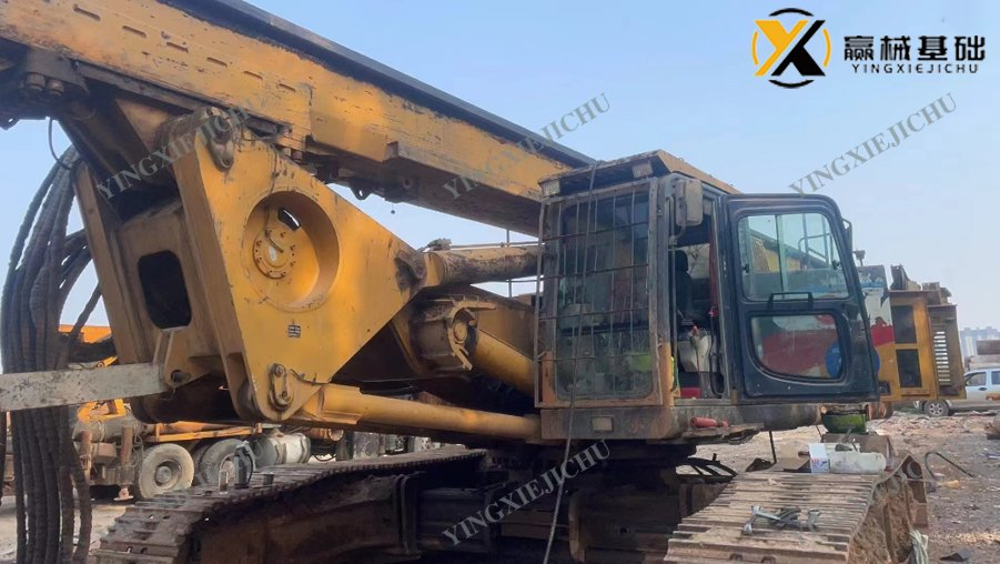 Sr445 Rotary Drilling Rig Engineering Machinery Pile Driverused-6