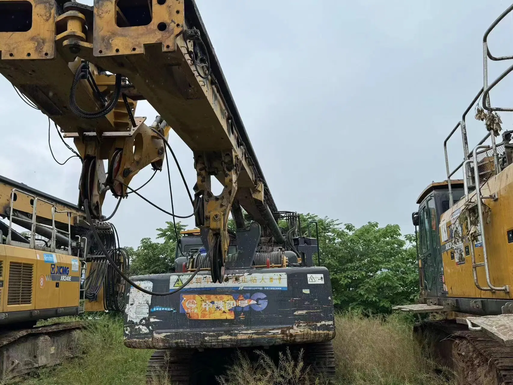 Sr445 Rotary Drilling Rig Engineering Machinery Pile Driverused-8