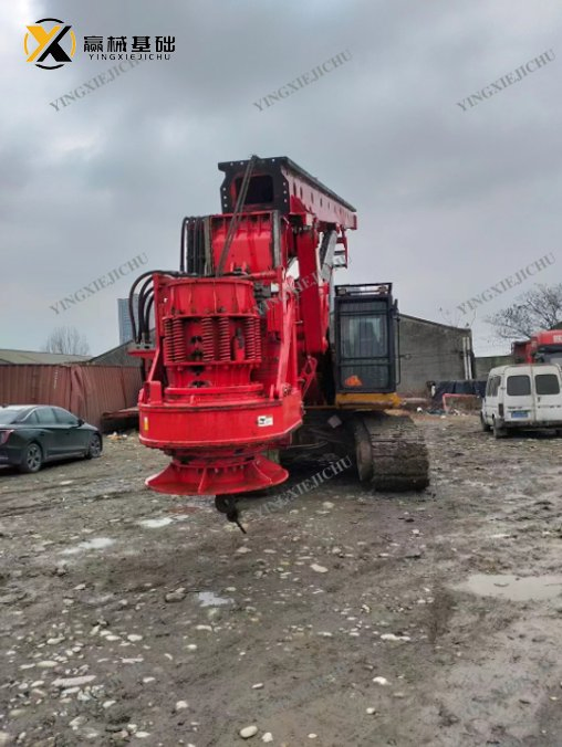 Sr445 Rotary Drilling Rig Engineering Machinery Pile Driverused-10